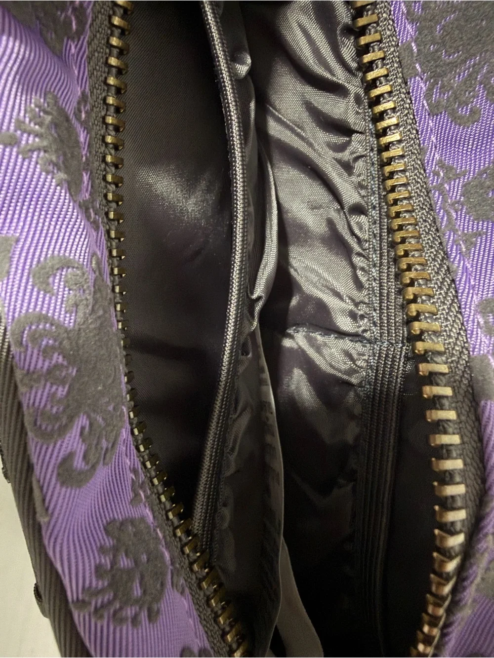 Disney Parks Haunted Mansion Wallpaper Belt Bag Fanny Pack Purple halloween